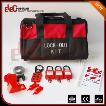 Elecpular China Высокопроизводительный красный черный портативный мешок типа клапан блокировки Tagout Kit